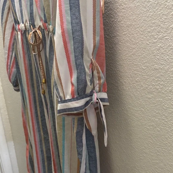 Blush Multicolor Striped Dress - Picture 4 of 4